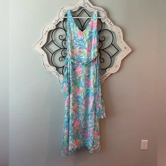 maxi dress button down Onia Women's Air Linen Button Down Maxi Dress - Blue - Size XS